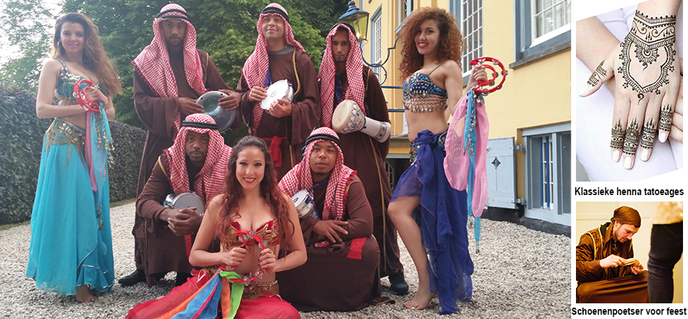 Fakir met een fantastische spijkerbed show